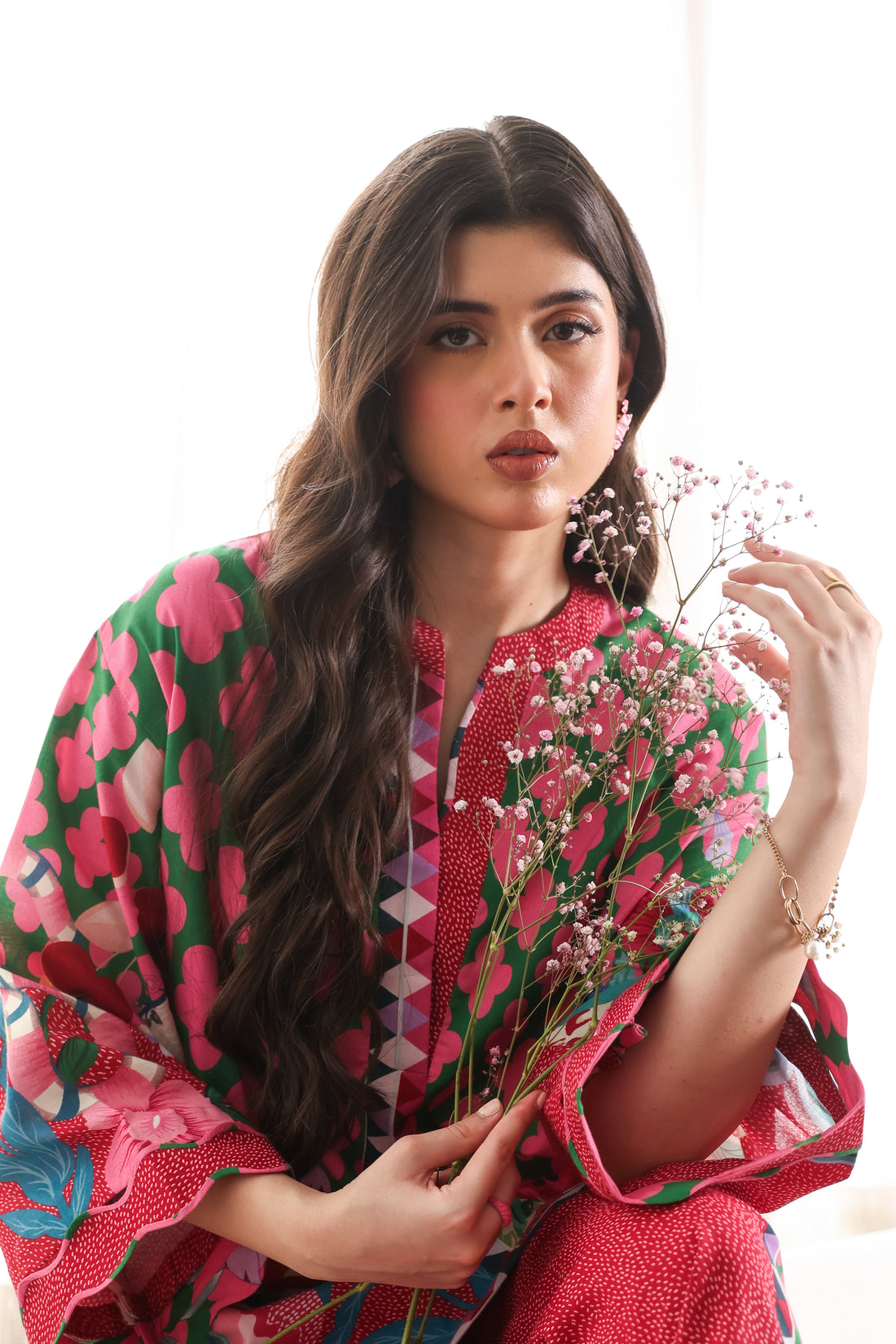 WATERMELON LUXURY PRINTED 2PCS SET (NPA2-25310)-READY TO WEAR / READY TO SHIP