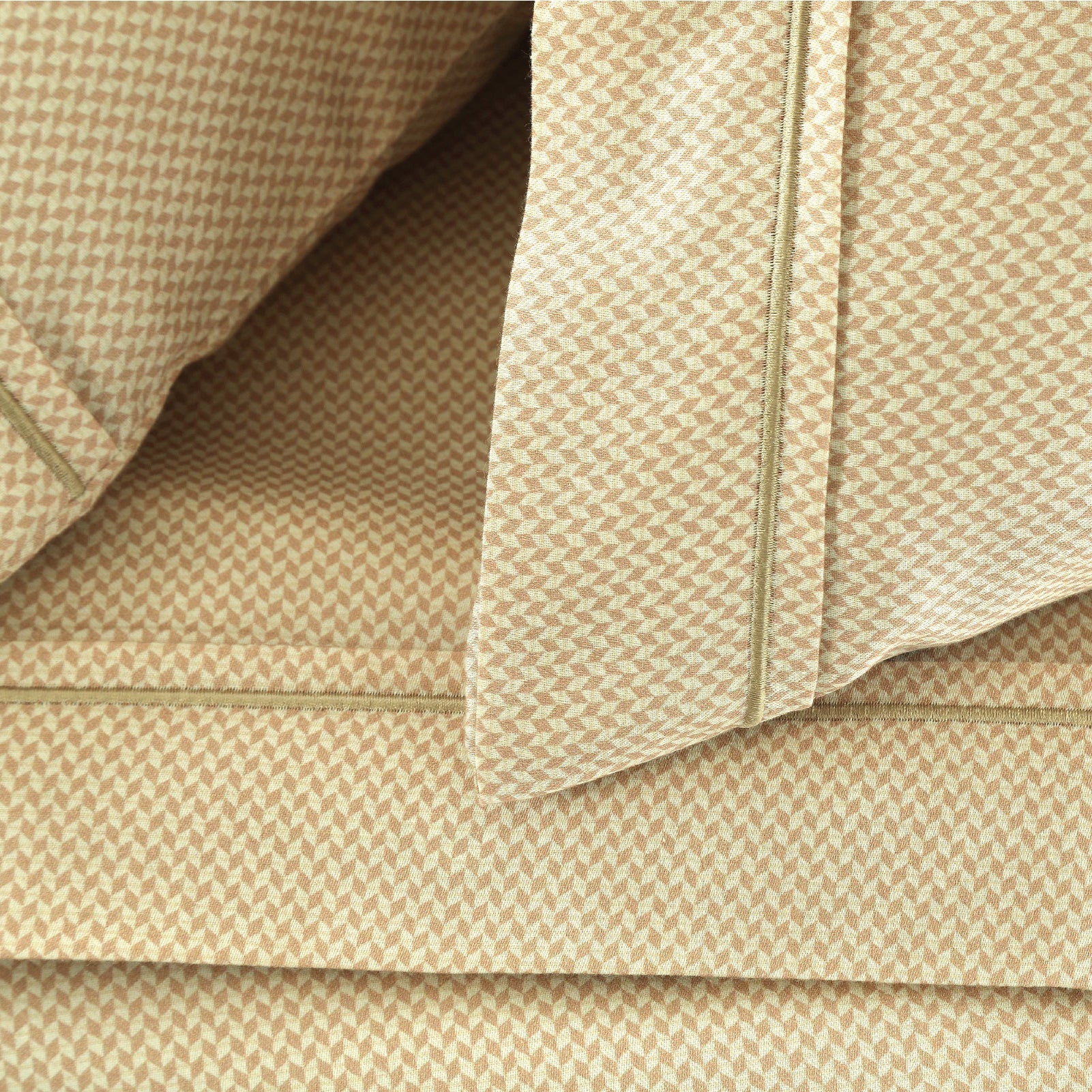 Leopold - 230-TC - Luxury Egyptian Cotton Duvet Cover Set Cream